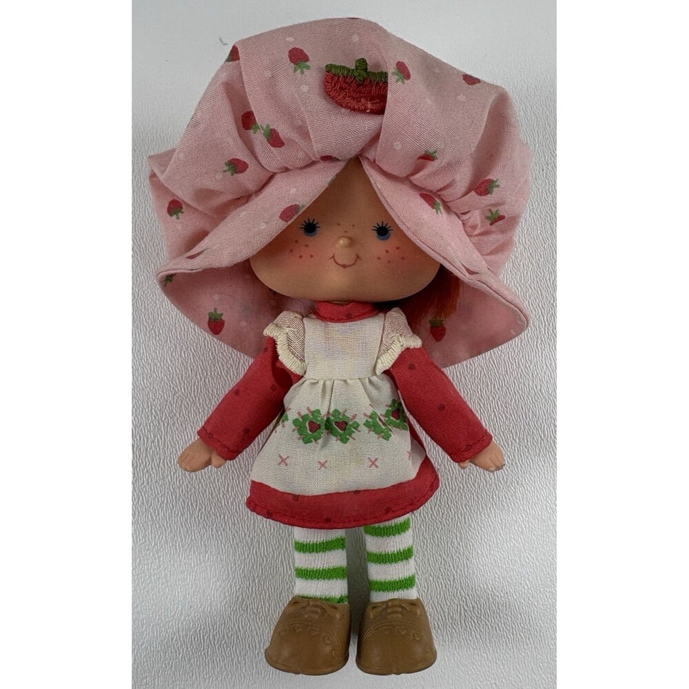 Vintage 5.5" Strawberry Shortcake American Greetings 1979 Doll Made In Hong Kong
